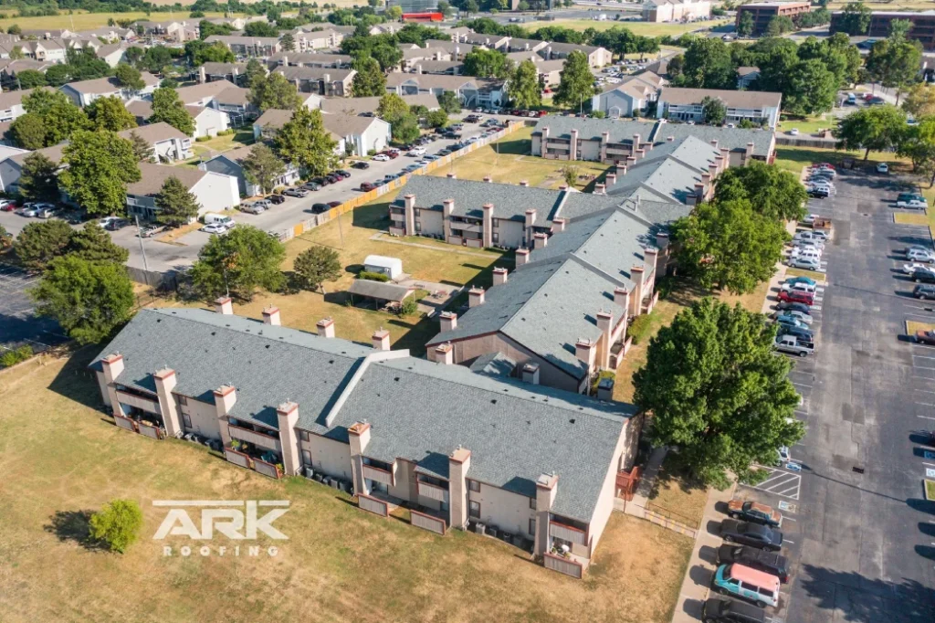 Commercial roofing project completed by ARK Roofing in Oklahoma.